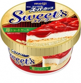 「明治 エッセルスーパーカップSweet's 苺ショートケーキ」（写真：明治発表資料より）