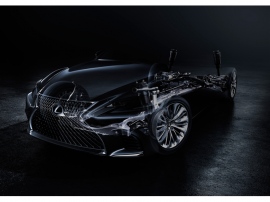 トヨタがデトロイトショーで世界初公開するとした新型レクサスLS。写真はトヨタの公式写真 トヨタがデトロイトショーで世界初公開するとした新型レクサスLS。写真はトヨタの公式写真