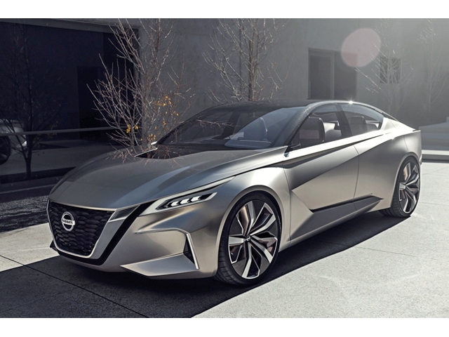 「ニッサン・インテリジェント・ドライビング」を具現化するコンセプトカー「Vmotion 2.0」。自動運転「ProPILOT」を高度化して搭載する