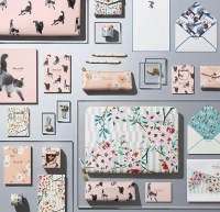 ポール & ジョー ラ・パペトリーより、「ストライプブーケ」「ネコ柄」の2017春夏ステーショナリーが登場