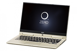 「LAVIE Hybrid ZERO」ファミリー13.3型シリーズ「HZ750/GAG」(写真:NECパーソナルコンピュータ発表資料より) 「LAVIE Hybrid ZERO」ファミリー13.3型シリーズ「HZ750/GAG」(写真:NECパーソナルコンピュータ発表資料より)