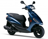 「アクシスＺ LTS125（グレーイッシュブルーメタリック8（ブルー））」（ヤマハ発動機の発表資料より） 