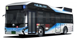 トヨタFCバス（東京都営バス仕様）（トヨタ自動車の発表資料より） 