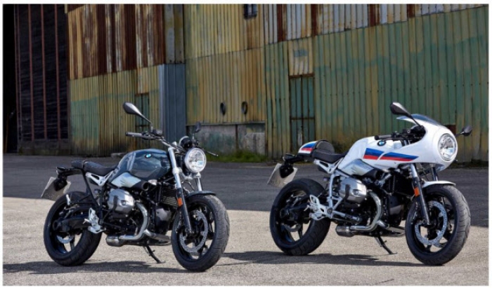 「BMW R nineT Racer」と「BMW R nineT Pure」（ビー・エム・ダブリューの発表資料より） 