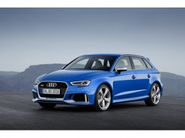 Audi A3から25mmローダウンしたサスペンション、20mm拡大したトレッドなどで、Audi RS3 Sportbackは、卓越した運動性能と優れた安定性を両立させた