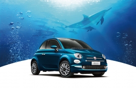 「フィアット500 MareBlu（マーレブル）」（FCAジャパンの発表資料より） 