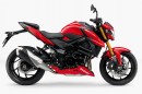 「GSX-S750 ABS （パールミラレッド ）」