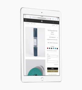 新たなiPad。(画像:アップル発表資料より) 新たなiPad。(画像:アップル発表資料より)