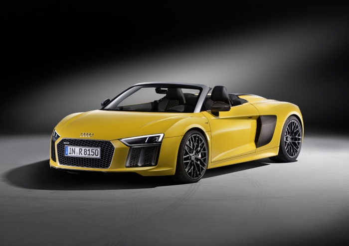 新型Audi R8 Spyder 
