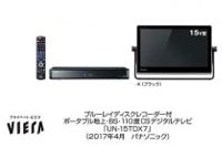 ポータブルテレビ「プライベート・ビエラ」UN-15TDX7（パナソニック発表資料より）