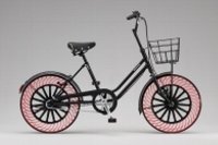 「エアフリーコンセプト」のタイヤを装着した自転車（ブリヂストン発表資料より）