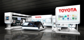 トヨタブース外観イメージ（トヨタ自動車の発表資料より）