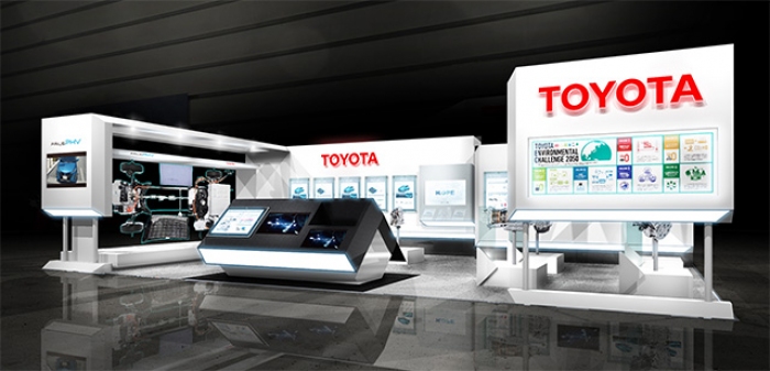トヨタブース外観イメージ（トヨタ自動車の発表資料より）