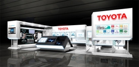 トヨタブース外観イメージ（トヨタ自動車の発表資料より）