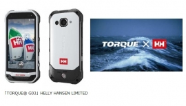 「TORQUE G03」HELLY HANSEN LIMITED。（画像：京セラ発表資料より）