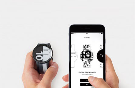 スマートフォンとFES Watch Uの連携イメージ