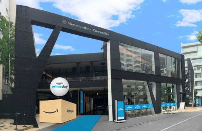 Amazonプライム　ポップアップストアのイメージ