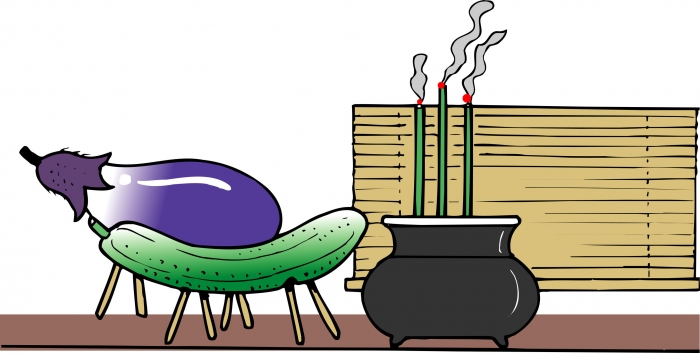 盆棚のイメージ。