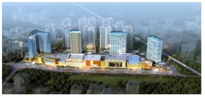 広東省仏山市にオープンする「仏山三水新動力広場（ぶっさんさんすいしんどうりきひろば）」（写真：イオンの発表資料より）