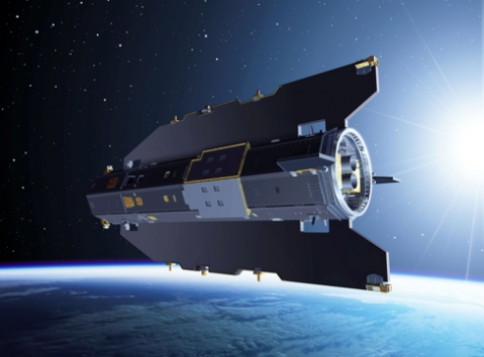 プラズマバブルの正体を探るために用いられた人工衛星「GOCE（ゴーチェ）」。（画像：九州大学発表資料より）