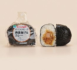 「ばくだんおむすび　鶏唐揚げ＆カレー」