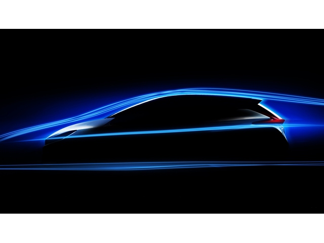 8月に入って日産が発表した日産を代表する電気自動車リーフの次期モデルの画像。9月に発表となる新型だ