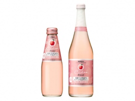 国産リンゴを100%使用したスパークリングワイン「ニッカ シードル・ロゼ」(720ml・200ml瓶)を、2017年9月5日から2018年3月末まで、全国で期間限定発売する 国産リンゴを100%使用したスパークリングワイン「ニッカ シードル・ロゼ」(720ml・200ml瓶)を、2017年9月5日から2018年3月末まで、全国で期間限定発売する