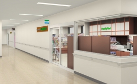 「ファミリーマート千葉大学病院店」(写真: ファミリーマートの発表資料より) 「ファミリーマート千葉大学病院店」(写真: ファミリーマートの発表資料より)