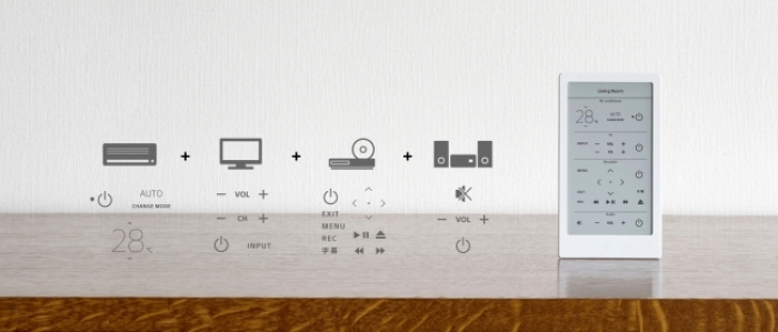 マルチリモートコントローラー「HUIS REMOTE CONTROLLER」のイメージ(写真: ソニーの発表資料より)