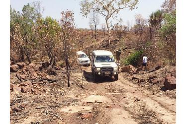 2014年豪州走破の様子（写真: トヨタ自動車の発表資料より）