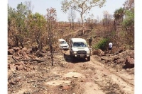 2014年豪州走破の様子（写真: トヨタ自動車の発表資料より）