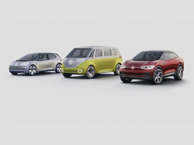 フォルクスワーゲンが2020年から発売するEV「I.D.」シリーズのラインアップ