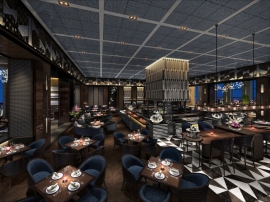 「Dining&Bar TABLE 9 TOKYO」のイメージ。(画像: プリンスホテルの発表資料より) 「Dining&Bar TABLE 9 TOKYO」のイメージ。(画像: プリンスホテルの発表資料より)