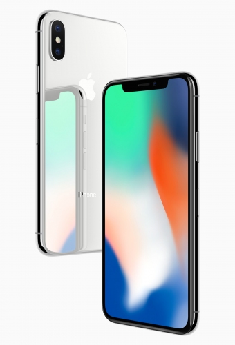 iPhone X（画像: アップルの発表資料より）