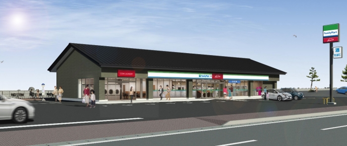 一体型店舗イメージ（写真：ファミリーマート発表資料）