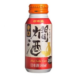 日本盛 燗酒180mlボトル缶。(画像:日本盛発表資料より) 日本盛 燗酒180mlボトル缶。(画像:日本盛発表資料より)