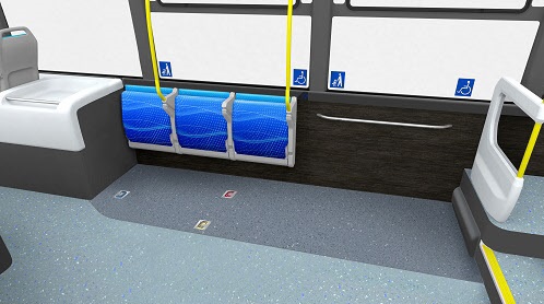 自動格納機構付き横向きシート。（画像：トヨタ自動車発表資料より）