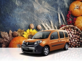 ハロウィンを控えた秋、カボチャ色「オランジュ・シトロユM」に塗られた「ルノー・カングー・クルール」、全国で60台の日本限定車だ