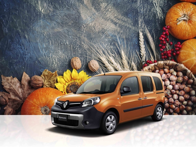 ハロウィンを控えた秋、カボチャ色「オランジュ・シトロユM」に塗られた「ルノー・カングー・クルール」、全国で60台の日本限定車だ