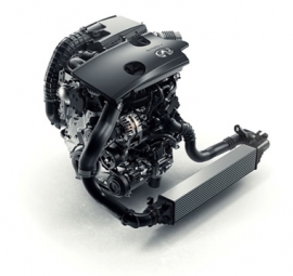 昨年日産が発表した世界初となる量産型可変圧縮比エンジン「VCターボ」。（写真: 日産自動車の発表資料より）
