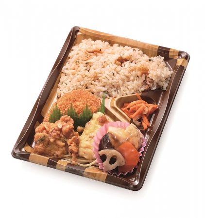 「和風幕の内弁当（松茸の味お吸いもの使用）」（写真：永谷園の発表資料より）