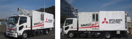 三菱インフラモニタリングシステムII（MMSD II）計測車両（写真：三菱電機発表資料より）