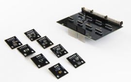 「SensorShield-EVK-002」(写真:ローム発表資料より) 「SensorShield-EVK-002」(写真:ローム発表資料より)