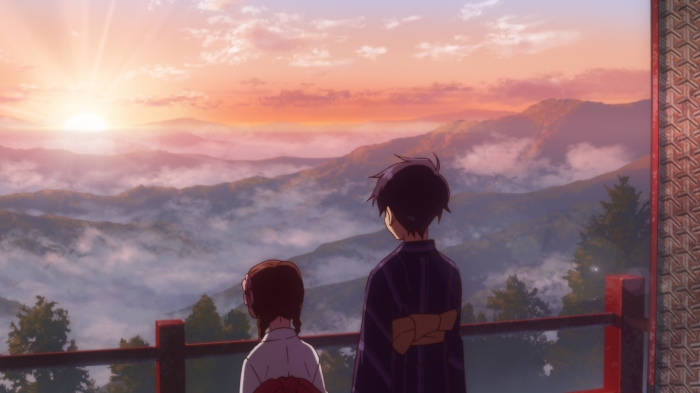 三峯神社（遥拝殿）から見渡せる絶景(画像: トムス・エンタテインメントの発表資料より)