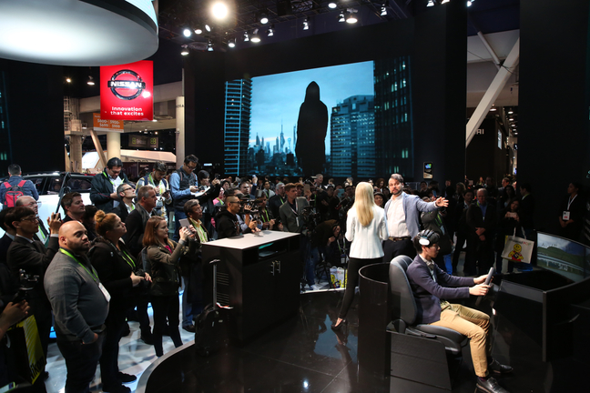 CES2018での様子。