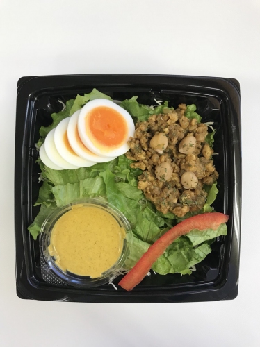 「キーマカレー風サラダ」