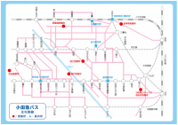 小田急バスの路線図(画像: 小田急電鉄の発表資料より)