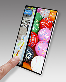 JDIが開発したフルアクティブディスプレイ(写真: ジャパンディスプレイの発表資料より)