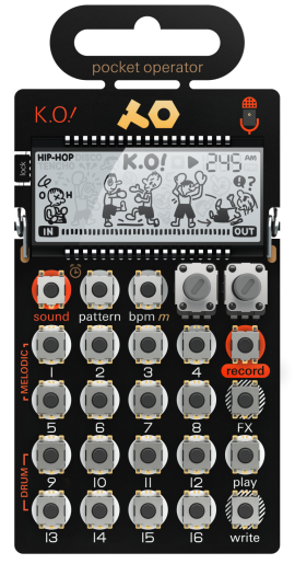 「PO-33 K.O！」(画像: ティーンエイジ・エンジニアリングの発表資料より)