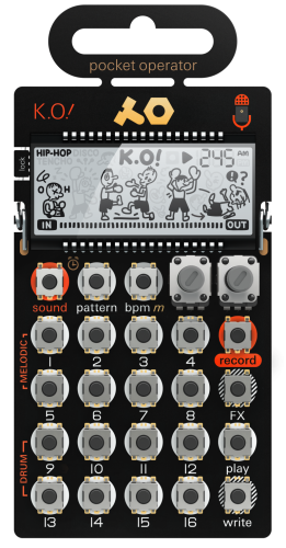 「PO-33 K.O！」(画像: ティーンエイジ・エンジニアリングの発表資料より)